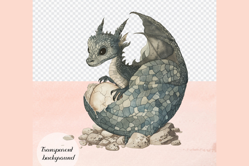 80-watercolor-medieval-fantasy-dragon-royal-knight-png-clip-arts