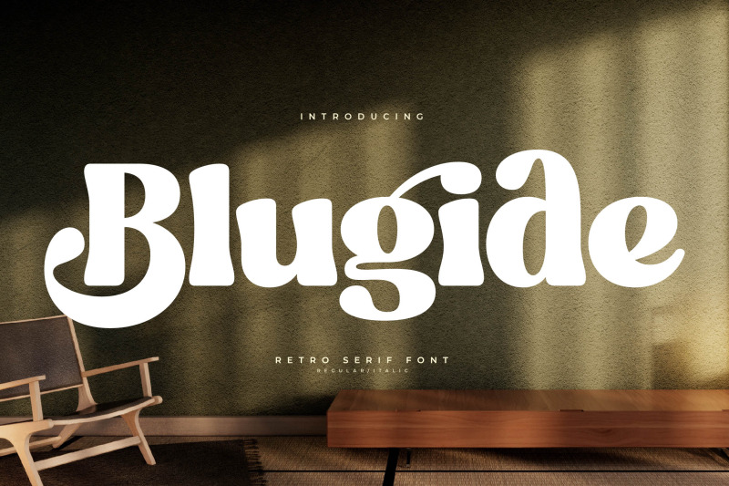 blugide-retro-serif-font