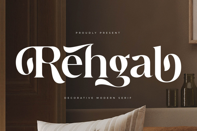 rehgal-decorative-modern-serif