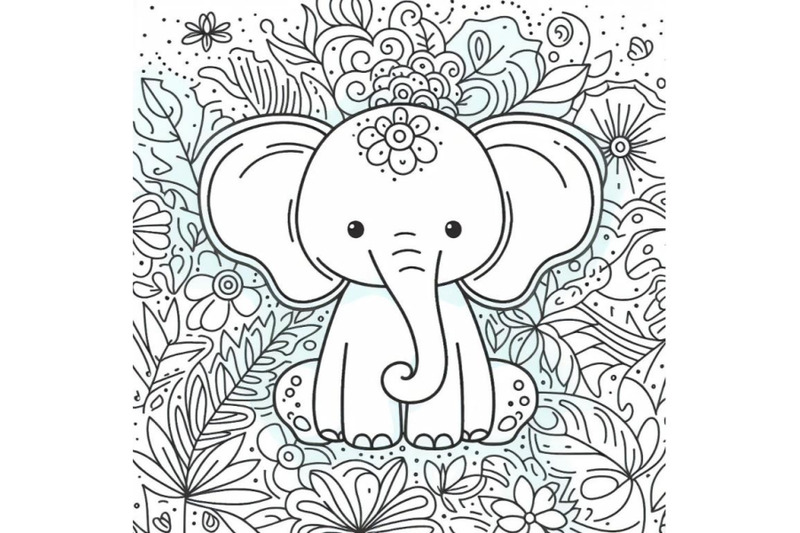 4-hand-drawn-elephant-icon-one-line-art