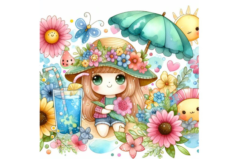 4-watercolor-design-summer-illustration