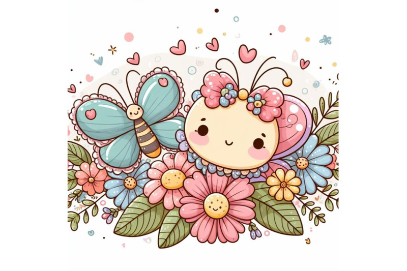 4-cute-butterfly-decorated-with-flowers