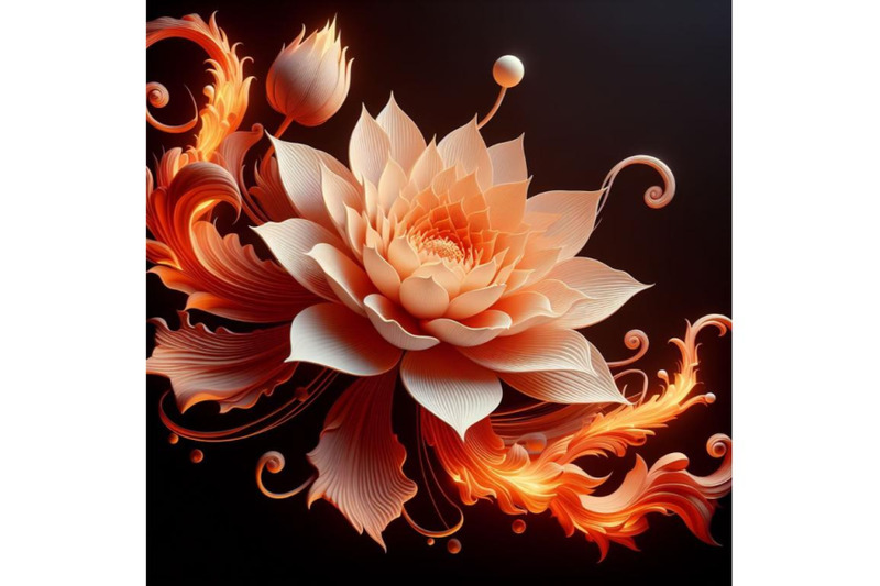 4-3d-artwork-flower-fire