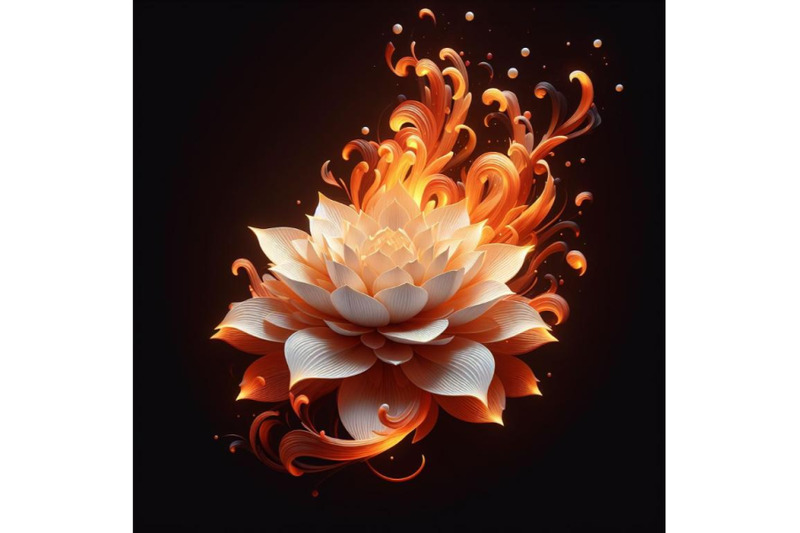 4-3d-artwork-flower-fire