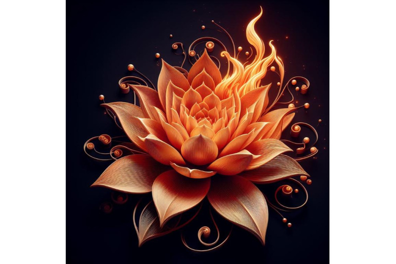 4-3d-artwork-flower-fire