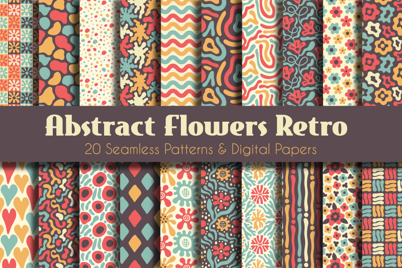 abstract-flowers-retro-seamless-patterns-amp-digital-papers