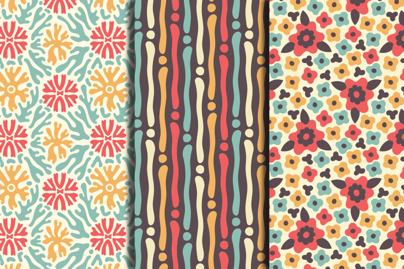 abstract-flowers-retro-seamless-patterns-amp-digital-papers