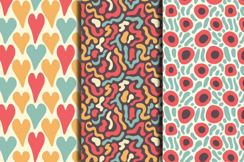 abstract-flowers-retro-seamless-patterns-amp-digital-papers