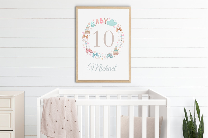 baby-milestone-card-watercolor-12-months