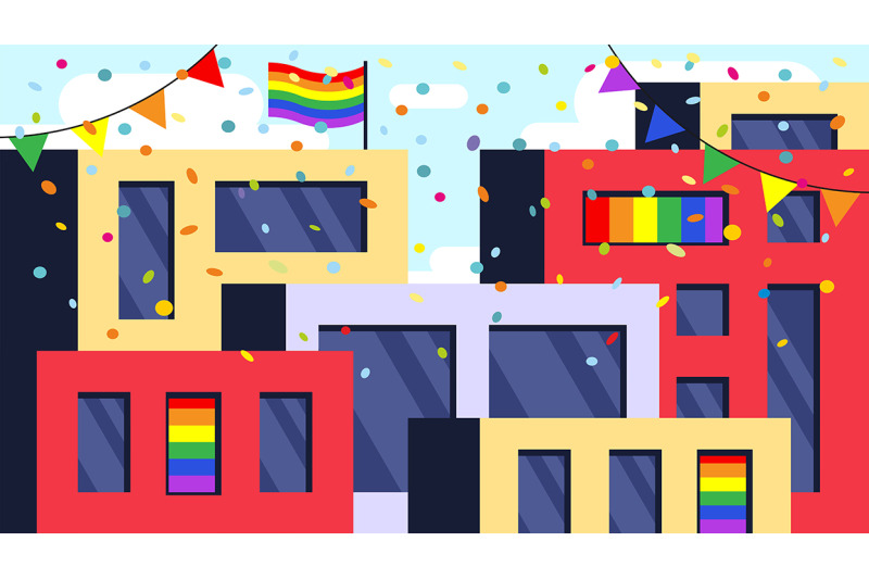 street-background-pride-festival