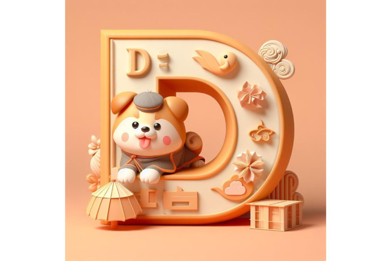 4-3d-artwork-animal-alphabet-d