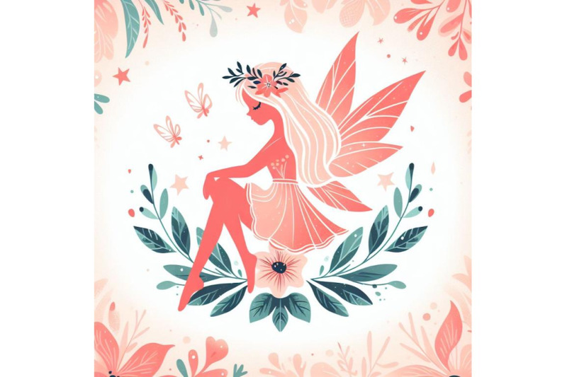 4-sitting-fairy-silhouette-magical-fairy-logo-mythical-tale-character