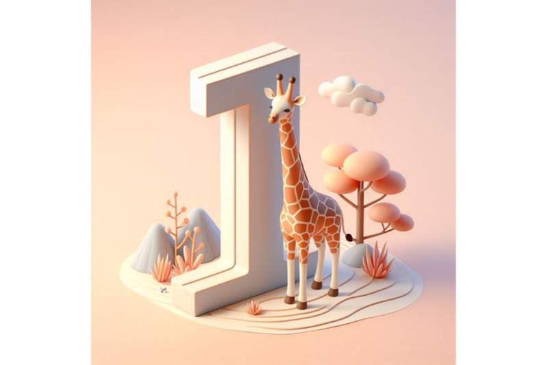 4-animal-alphabet-i-with-giraffe