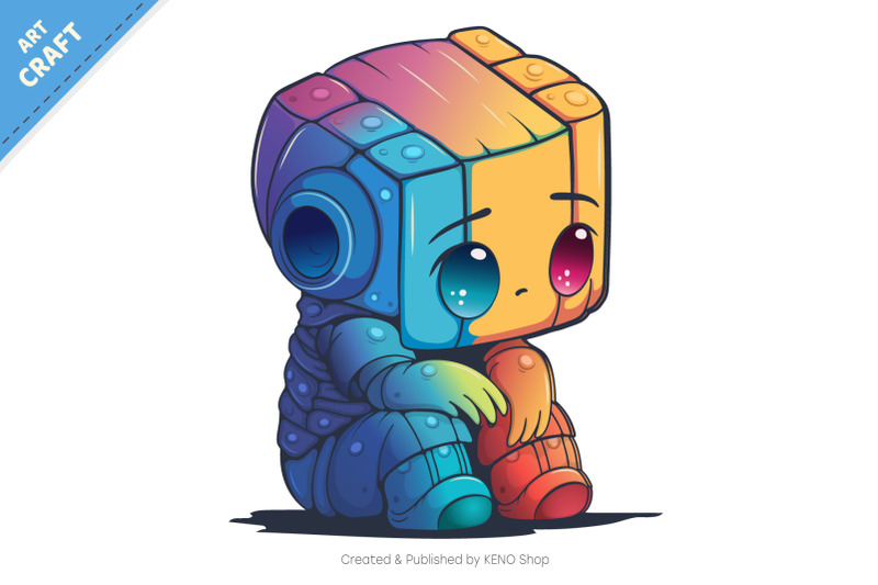 sad-cartoon-robot-t-shirt-png-svg