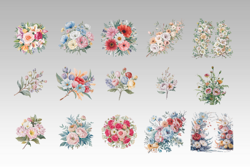 soft-pastel-watercolor-floral-clipart-bundle