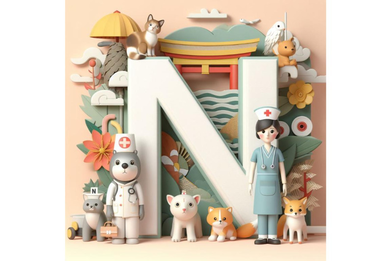 4-animal-alphabet-n-with-nurse