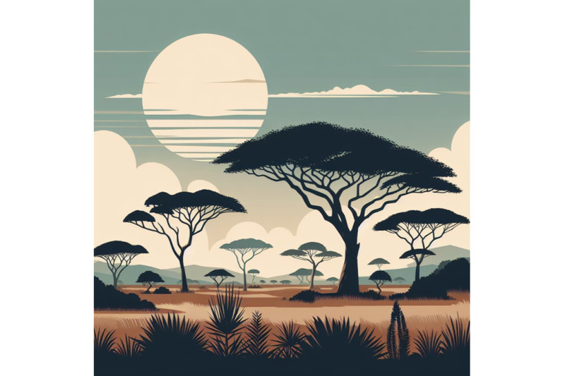 4-african-landscape-savannah-nature-trees-wilderness-minimalist-s