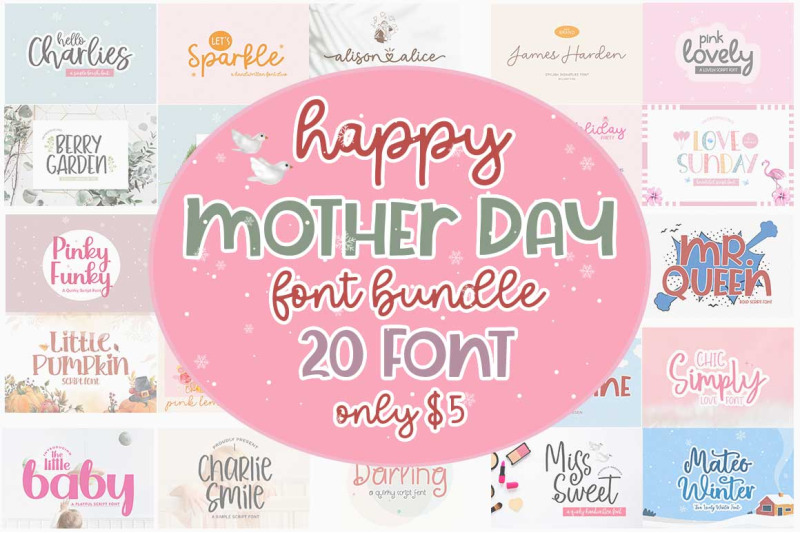 mother-day-font-bundle