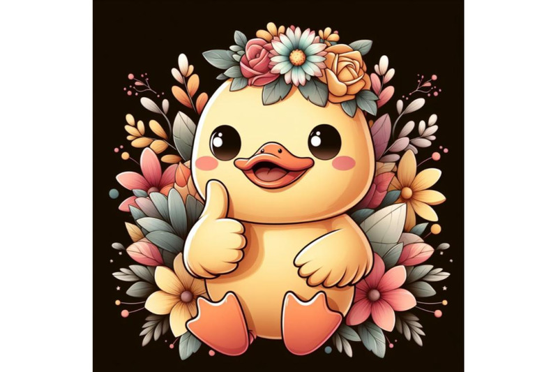 4-cute-baby-duck-cartoon-thumb-up