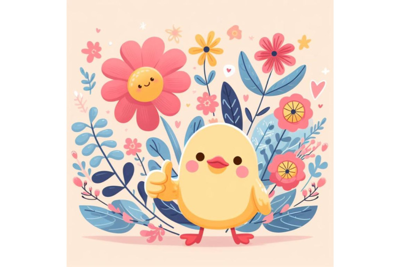 4-cute-baby-duck-cartoon-thumb-up