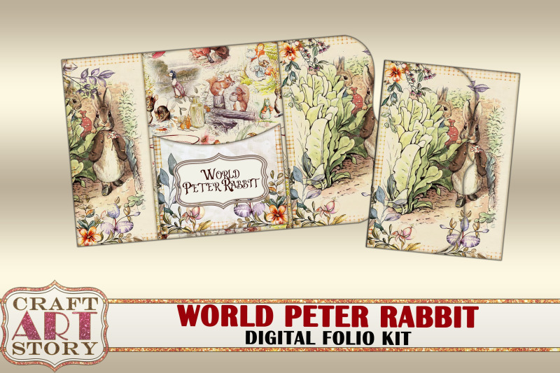 peter-rabbit-friends-beatrix-potter-junk-journal-pages