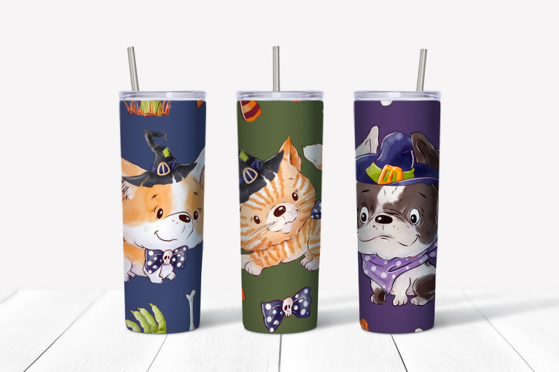 cute-halloween-sublimation-design-skinny-tumbler-wrap-design