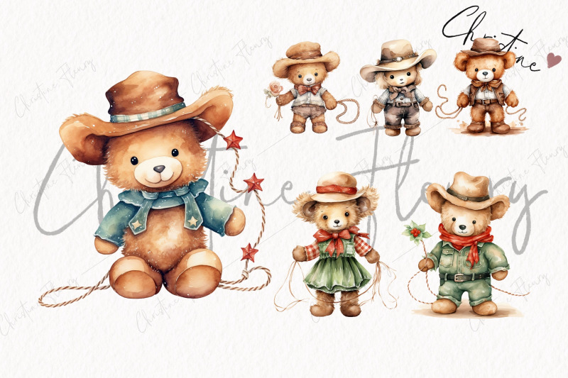 western-bears-clipart