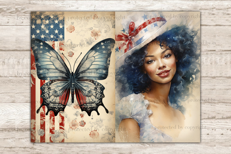 fourth-of-july-junk-journal-paper-4th-of-july-printable