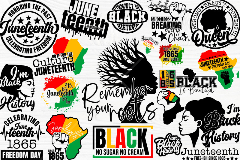 black-history-svg-bundle-black-history-quotes-juneteenth-sayings