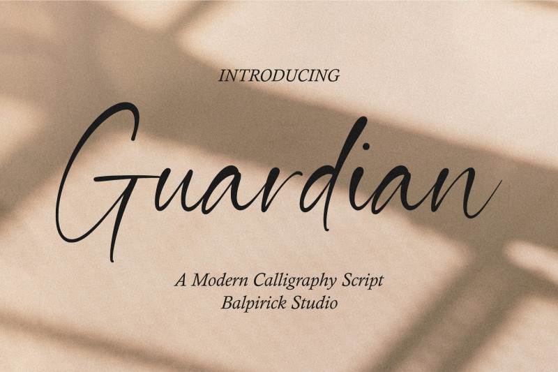 guardian-a-modern-calligraphy-script-font
