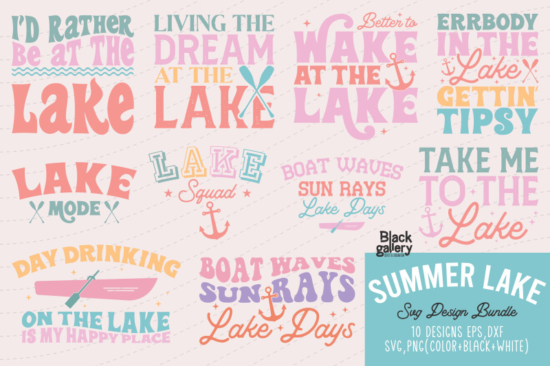 summer-lake-svg-bundle