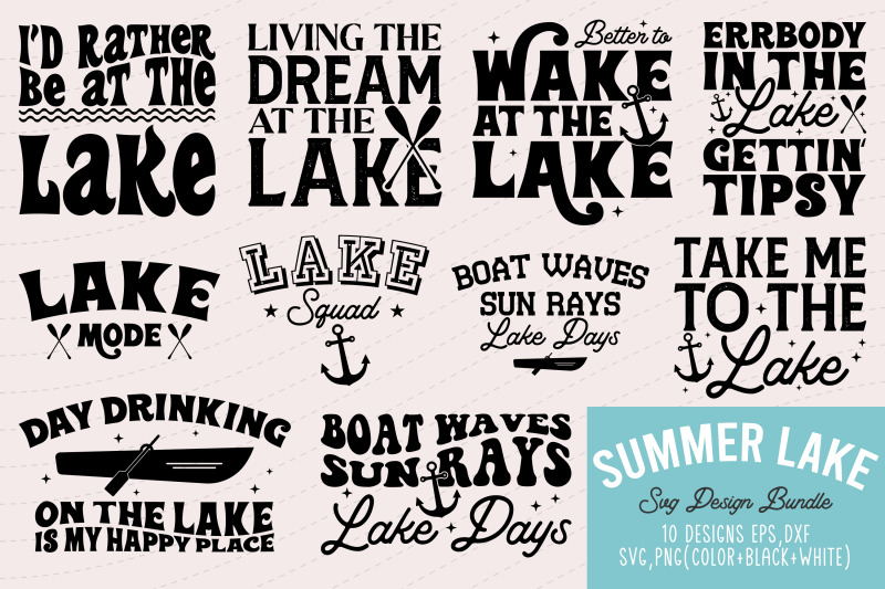 summer-lake-svg-bundle