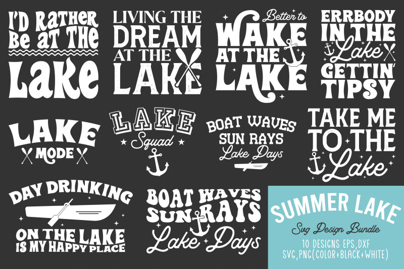 summer-lake-svg-bundle