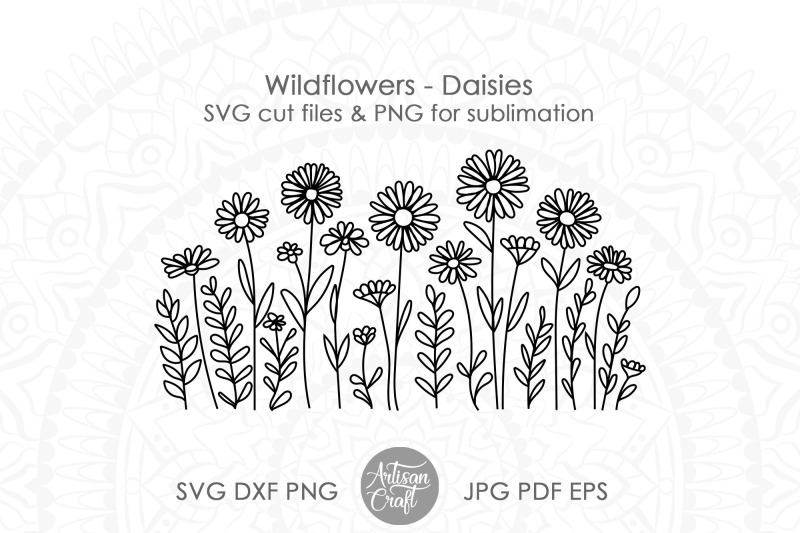 wildflower-svg-daisy-border-line-art-field-of-flowers