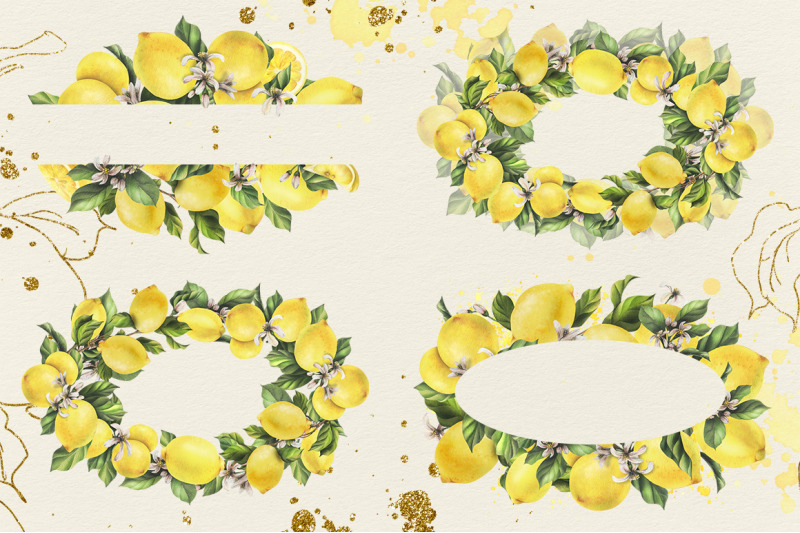 lemons-sunny-watercolor-clipart