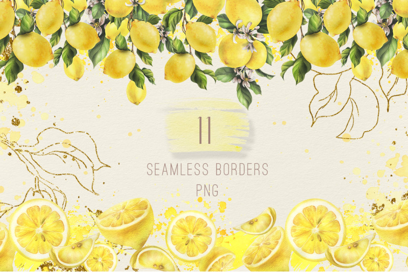 lemons-sunny-watercolor-clipart