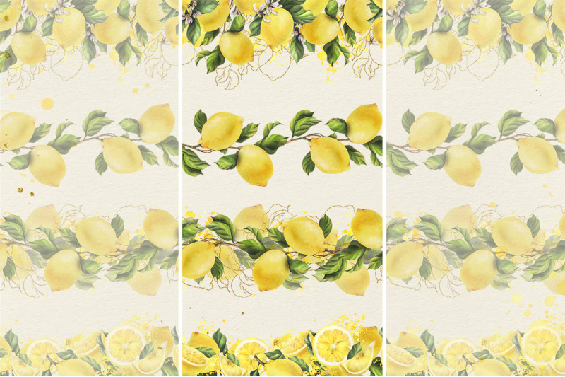 lemons-sunny-watercolor-clipart