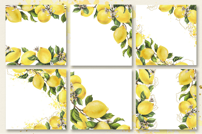 lemons-sunny-watercolor-clipart