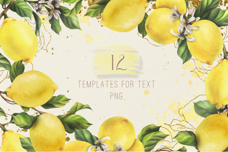 lemons-sunny-watercolor-clipart