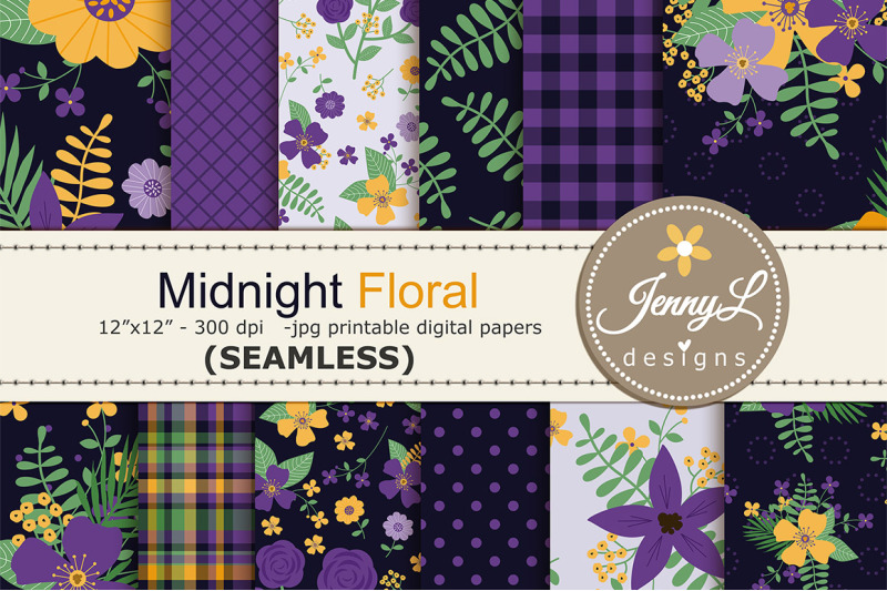 floral-summer-spring-seamless-digital-papers-repeat-pattern