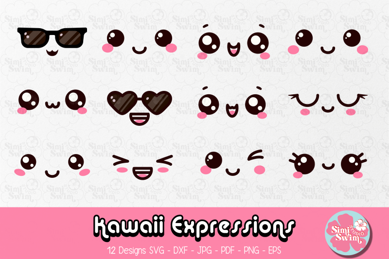 kawaii-expressions-clipart-svg-cute-faces-svg-clipart-funny-faces