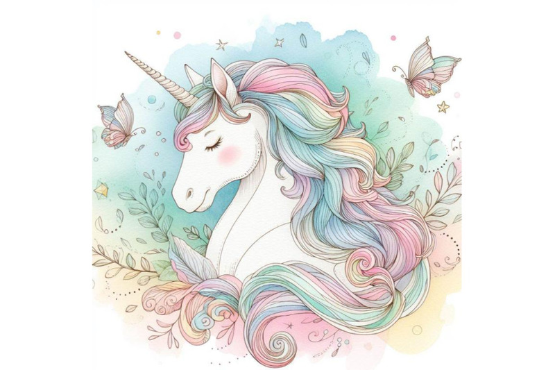 bundle-of-unicorn-line-art-for-children