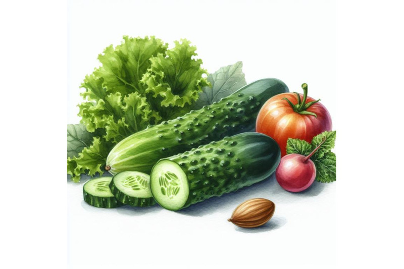 bundle-of-vegetable-organic-food-cucumber