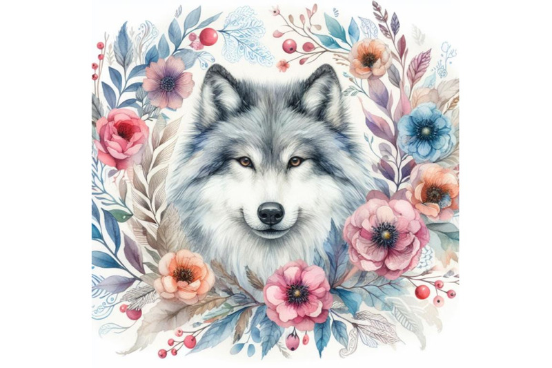 bundle-of-beautiful-decorative-wolf