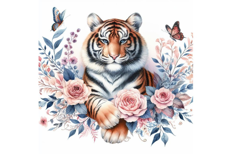 bundle-of-beautiful-decorative-tiger