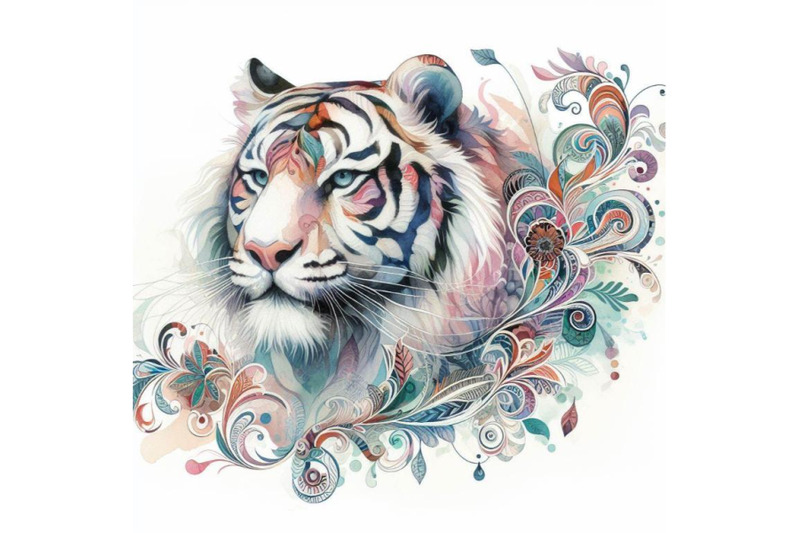 bundle-of-beautiful-decorative-tiger