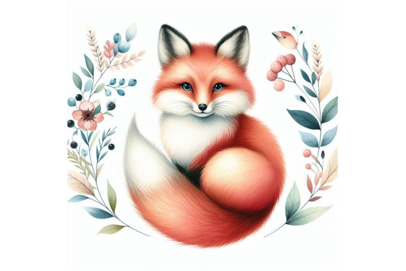 bundle-of-beautiful-decorative-fox