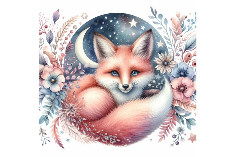 bundle-of-beautiful-decorative-fox