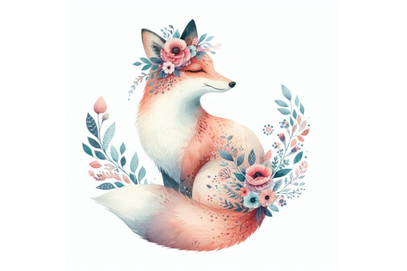 bundle-of-beautiful-decorative-fox