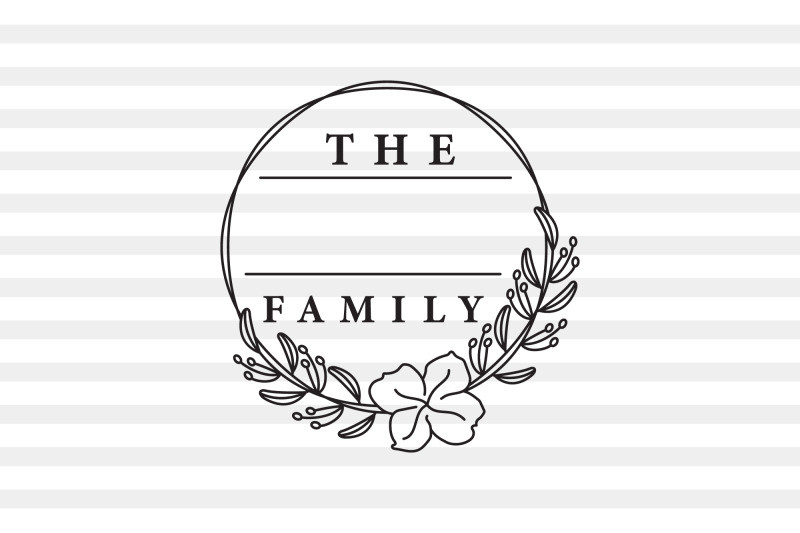 family-name-monogram-svg-family-svg